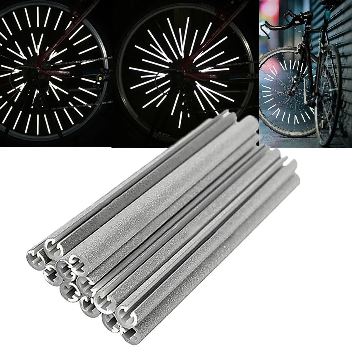 Spoke Reflector Set - Set di 12 Riflettori per Raggi