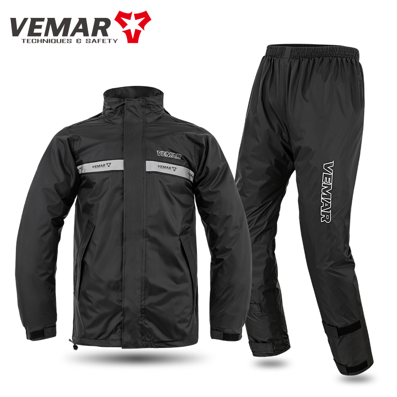 Cycling Rain Jacket Commute - Abbigliamento Impermeabile per Moto VEMAR, Giacca