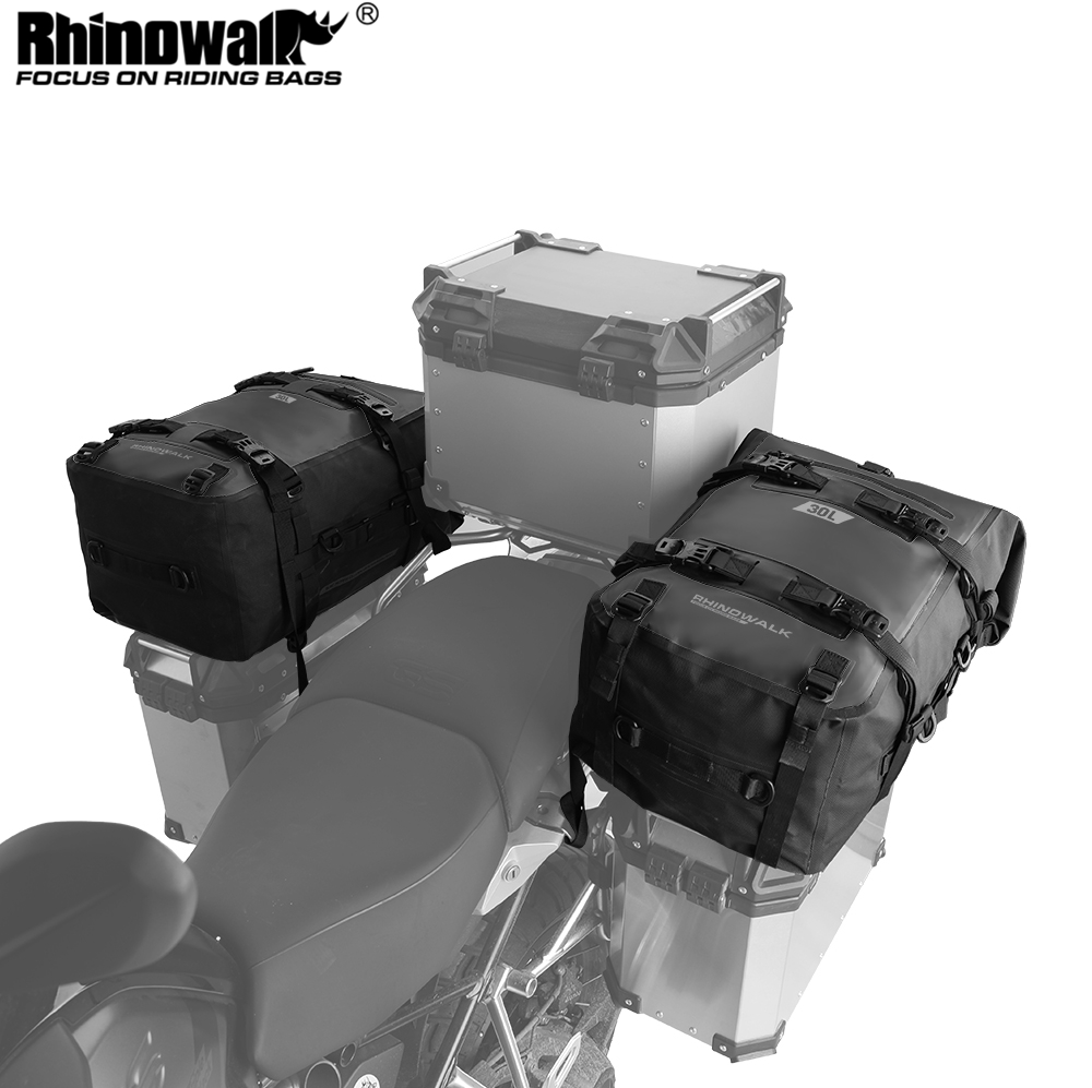 Panniers Waterproof Rear - Rhinowalk Moto Box Top Borsa laterale